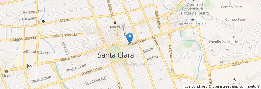Mapa de ubicacion de D'Gustar en كوبا, Villa Clara, Santa Clara, Ciudad De Santa Clara.