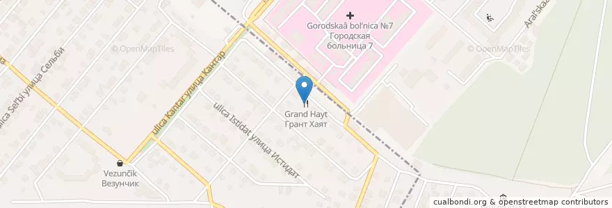 Mapa de ubicacion de Grand Hayt en Russia, South Federal District, Autonomous Republic Of Crimea, Republic Of Crimea, Simferopol District, Simferopol Municipality Council, Simferopol (Urban Okrug).