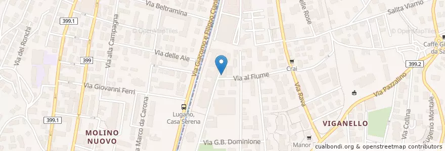 Mapa de ubicacion de Bar Murales en Suisse, Tessin, District De Lugano, Lugano, Circolo Di Lugano Ovest.
