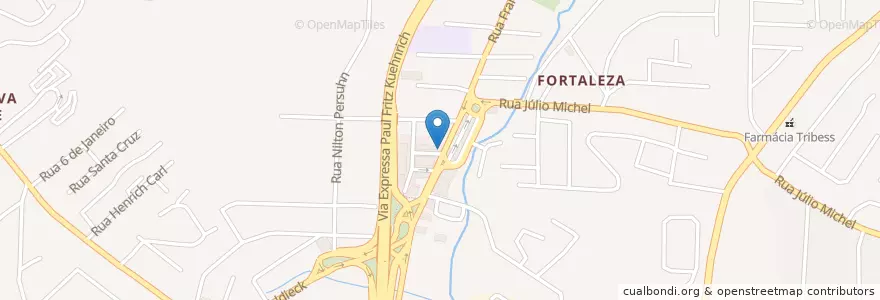 Mapa de ubicacion de Vila dos Amigos Bar e Restaurante en 巴西, 南部, 圣卡塔琳娜, Região Geográfica Intermediária De Blumenau, Microrregião De Blumenau, 布盧梅瑙.