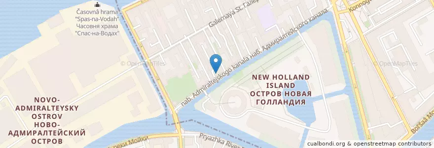 Mapa de ubicacion de Basement en Russia, Northwestern Federal District, Leningrad Oblast, Saint Petersburg, Адмиралтейский Район, Адмиралтейский Округ.