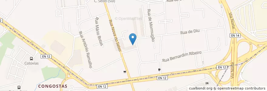Mapa de ubicacion de Sem Stress Cafe en Португалия, Северный, Área Metropolitana Do Porto, Porto, Matosinhos, Ramalde.