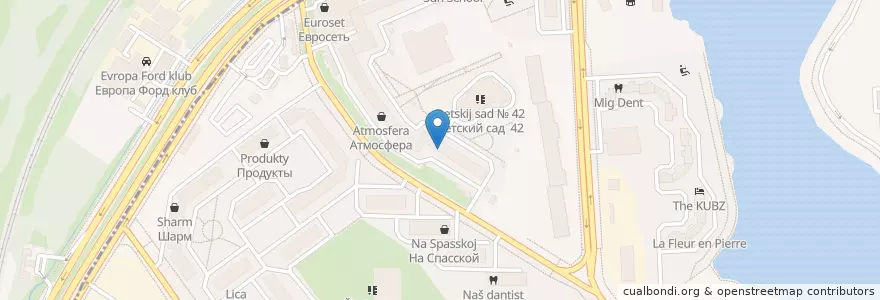 Mapa de ubicacion de Неболит (взрослое отделение) en Russia, Distretto Federale Centrale, Москва, Северо-Западный Административный Округ.