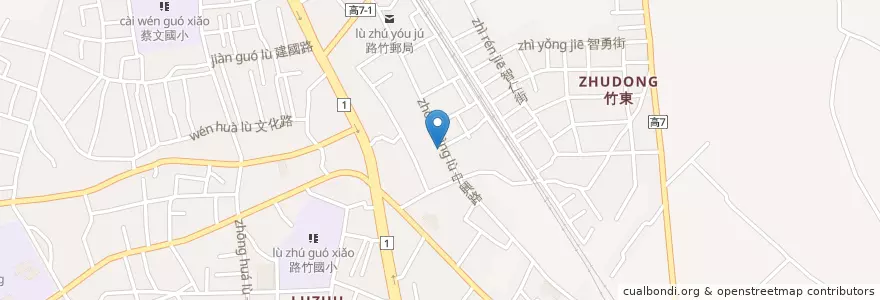 Mapa de ubicacion de 瑪亞瑪亞 en Taiwán, Kaohsiung, 路竹區.