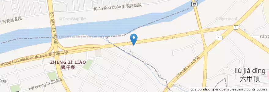 Mapa de ubicacion de 久井加油站 en Taiwan, Tainan, 永康區.
