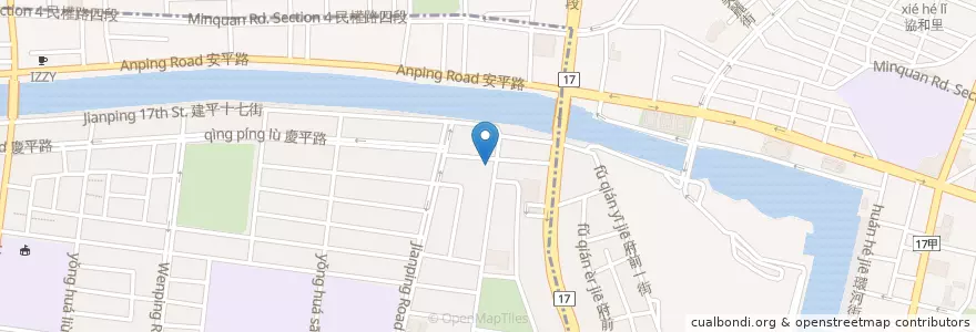 Mapa de ubicacion de 親子餐廳 en Тайвань, Тайнань.