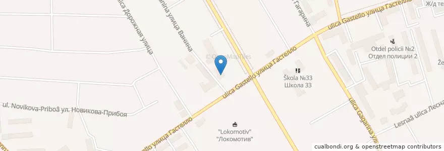 Mapa de ubicacion de ДК "Мир" en Russland, Föderationskreis Zentralrussland, Oblast Tambow, Тамбовский Район, Городской Округ Тамбов.