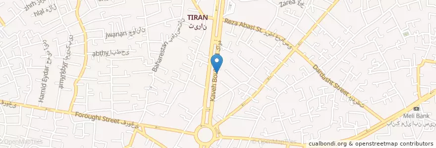 Mapa de ubicacion de بانک ملت en イラン, エスファハーン, شهرستان اصفهان, بخش مرکزی شهرستان اصفهان, اصفهان.