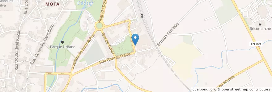 Mapa de ubicacion de Confeitaria Garrett en Portugal, Aveiro, Centre, Baixo Vouga, Ovar, Ovar, São João, Arada E São Vicente De Pereira Jusã.