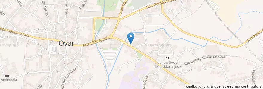 Mapa de ubicacion de Oásis en ポルトガル, Aveiro, Centro, Baixo Vouga, Ovar, Ovar, São João, Arada E São Vicente De Pereira Jusã.