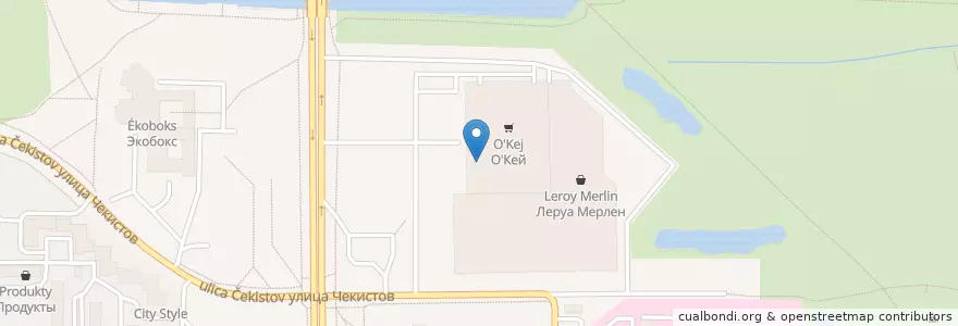 Mapa de ubicacion de Теремок en Russie, District Fédéral Du Nord-Ouest, Oblast De Léningrad, Saint-Pétersbourg, Красносельский Район, Округ Урицк.