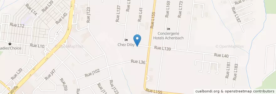 Mapa de ubicacion de Institut universitaire d'abidjan en 科特迪瓦, 阿比让, Cocody.