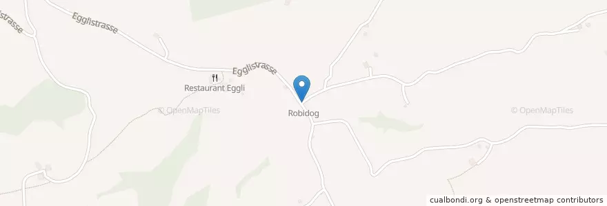 Mapa de ubicacion de Robidog en Svizzera, Appenzello Interno, San Gallo, Rüte.