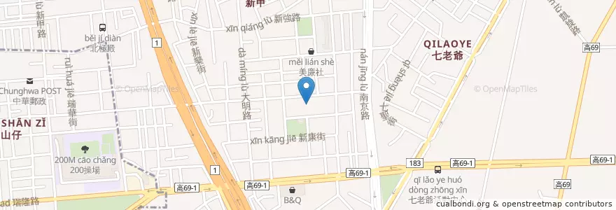 Mapa de ubicacion de 百佳幼兒園 en Taiwan, Kaohsiung, Fengshan.