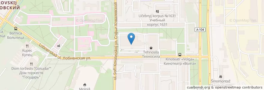 Mapa de ubicacion de 36,6 en Russia, Distretto Federale Centrale, Москва, Северный Административный Округ, Дмитровский Район.