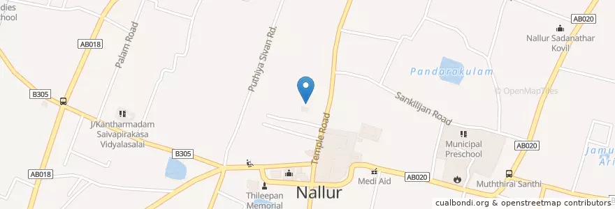 Mapa de ubicacion de Mangos Indian Vegetarian Restaurant en Sri Lanka, Northern Province, Jaffna District.