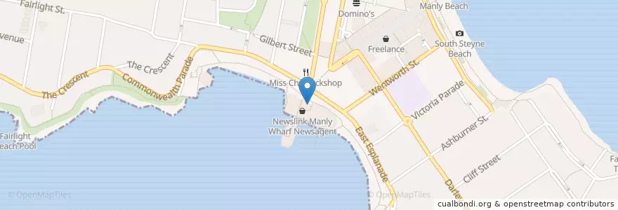 Mapa de ubicacion de McDonald's en Австралия, Новый Южный Уэльс, Sydney, Northern Beaches Council.