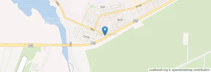 Mapa de ubicacion de Ranchon en کوبا, Artemisa, Bauta.