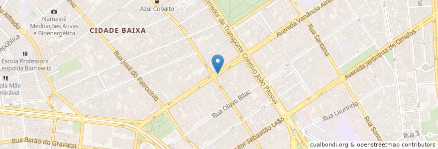 Mapa de ubicacion de Cantina Cavalleri en Brasilien, Süden, Rio Grande Do Sul, Região Metropolitana De Porto Alegre, Região Geográfica Intermediária De Porto Alegre, Região Geográfica Imediata De Porto Alegre, Porto Alegre.