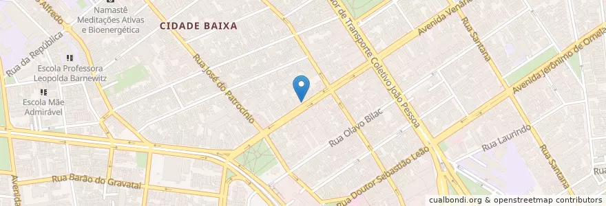 Mapa de ubicacion de Casa Tua Bistro en Brazil, Jižní Region, Rio Grande Do Sul, Região Metropolitana De Porto Alegre, Região Geográfica Intermediária De Porto Alegre, Região Geográfica Imediata De Porto Alegre, Porto Alegre.