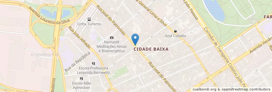 Mapa de ubicacion de Tantan Bar en Brasilien, Süden, Rio Grande Do Sul, Região Metropolitana De Porto Alegre, Região Geográfica Intermediária De Porto Alegre, Região Geográfica Imediata De Porto Alegre, Porto Alegre.