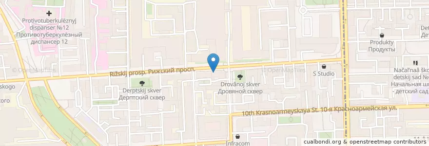 Mapa de ubicacion de Beauty Loft en Rusia, Северо-Западный Федеральный Округ, Óblast De Leningrado, San Petersburgo, Адмиралтейский Район.