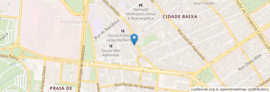 Mapa de ubicacion de Margot Bar & Club en Brezilya, Güney Bölgesi, Rio Grande Do Sul, Região Metropolitana De Porto Alegre, Região Geográfica Intermediária De Porto Alegre, Região Geográfica Imediata De Porto Alegre, Porto Alegre.
