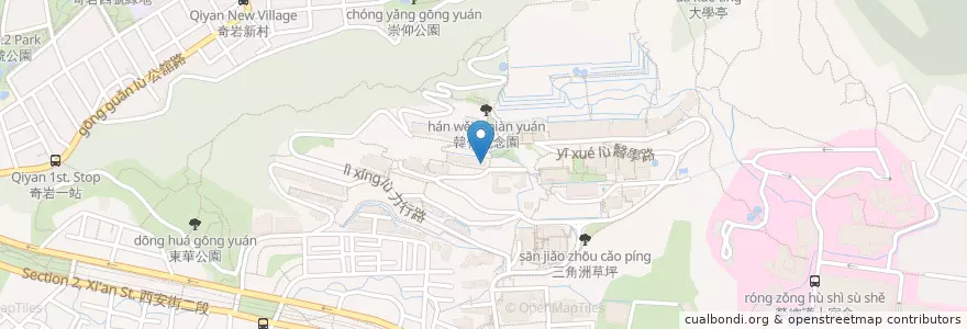 Mapa de ubicacion de 可販賣回收資源場 en Taiwan, New Taipei, Taipei, Beitou.