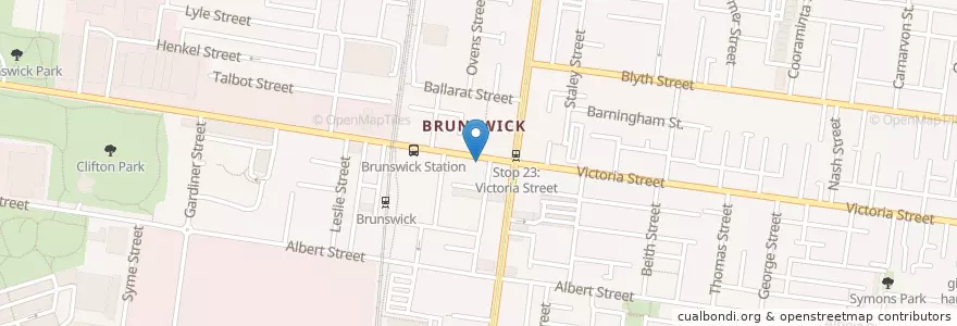Mapa de ubicacion de Victoria Street Medical Group en 澳大利亚, 维多利亚州, City Of Moreland.