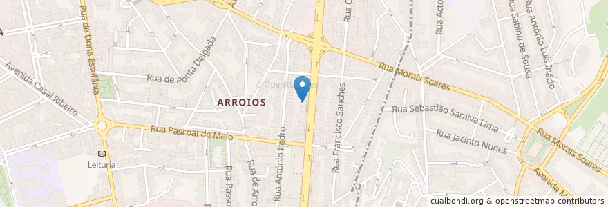 Mapa de ubicacion de Centro Clínico dos Anjos en Portugal, Área Metropolitana De Lisboa, Lisboa, Grande Lisboa, Lisboa, Arroios.