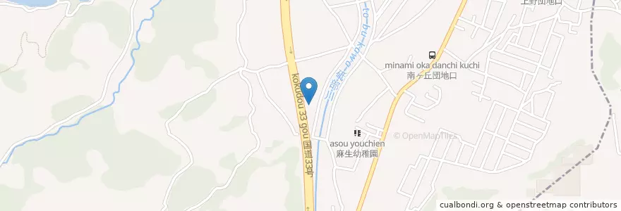 Mapa de ubicacion de 豚太郎砥部店 en 日本, 爱媛县, 伊予郡, 砥部町.