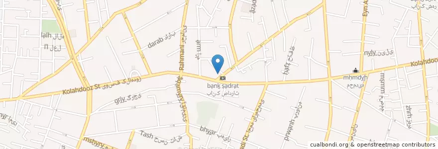 Mapa de ubicacion de رفتاری en Irán, Teherán, شهرستان تهران, Teherán, بخش مرکزی شهرستان تهران.