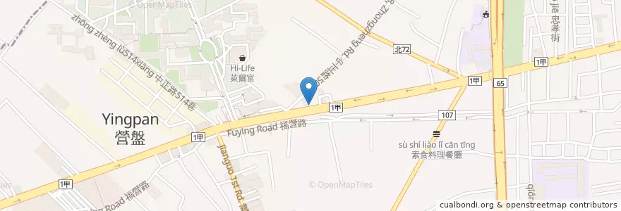 Mapa de ubicacion de GoStation 台北捷運輔大站(4號出口) en تایوان, 新北市, 新莊區.