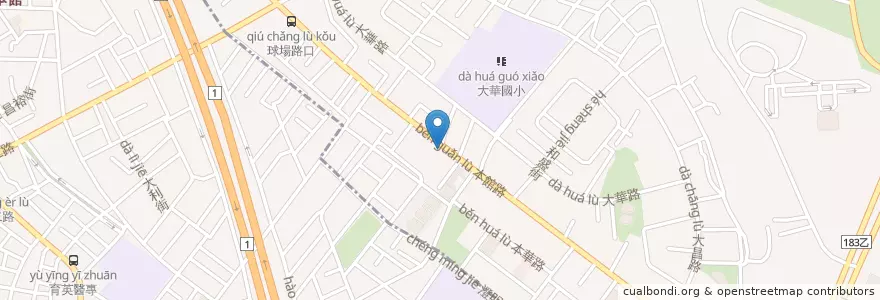 Mapa de ubicacion de 漢林鐵板燒 en Тайвань, Гаосюн.