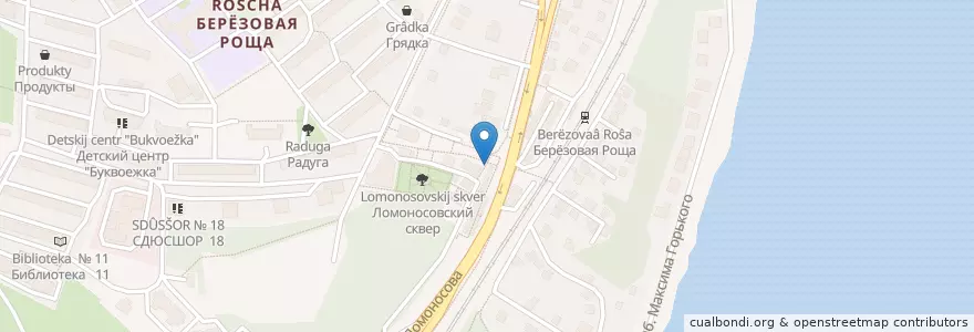 Mapa de ubicacion de Вкус Востока en Rusia, Distrito Federal Central, Óblast De Vorónezh, Городской Округ Воронеж.