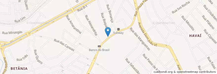Mapa de ubicacion de Caixa Econômica Federal en ブラジル, 南東部地域, ミナス ジェライス, Região Geográfica Intermediária De Belo Horizonte, Região Metropolitana De Belo Horizonte, Microrregião Belo Horizonte, ベロオリゾンテ.
