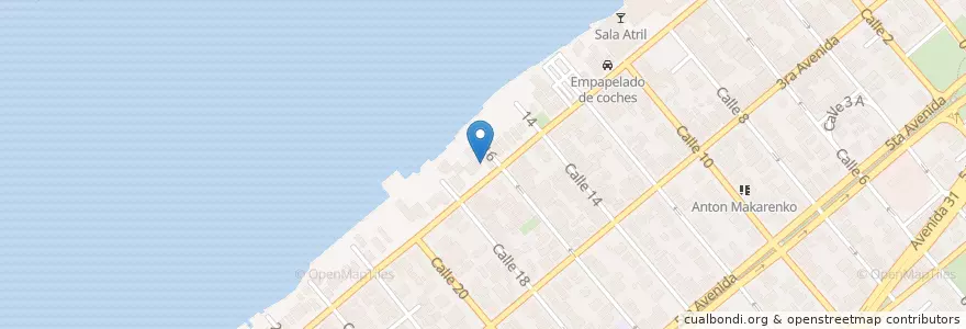 Mapa de ubicacion de Grupo Empresarial de Reciclaje en 쿠바, La Habana.