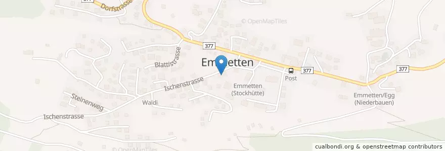 Mapa de ubicacion de Taverna en Швейцария, Нидвальден, Emmetten.