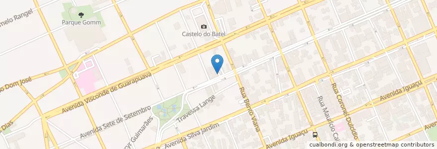 Mapa de ubicacion de Idepi en 巴西, 南部, 巴拉那, Região Geográfica Intermediária De Curitiba, Região Metropolitana De Curitiba, Microrregião De Curitiba, 库里蒂巴.
