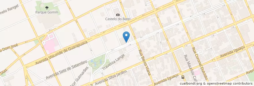 Mapa de ubicacion de Auto Park en 巴西, 南部, 巴拉那, Região Geográfica Intermediária De Curitiba, Região Metropolitana De Curitiba, Microrregião De Curitiba, 库里蒂巴.