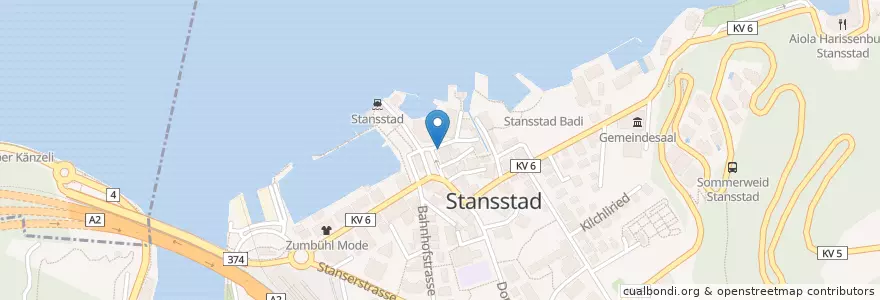 Mapa de ubicacion de Stars Bar en Швейцария, Нидвальден, Stansstad.