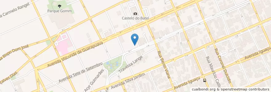 Mapa de ubicacion de Doc Grill en Brazilië, Regio Zuid, Paraná, Região Geográfica Intermediária De Curitiba, Região Metropolitana De Curitiba, Microrregião De Curitiba, Curitiba.