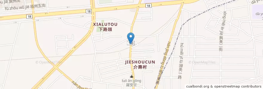 Mapa de ubicacion de 台灣好牛 en Taiwan, 臺灣省, 嘉義市, 嘉義縣.