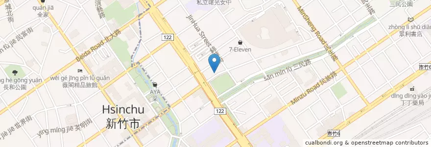 Mapa de ubicacion de Eye Surgery en تایوان, 臺灣省, سینچو, 東區.