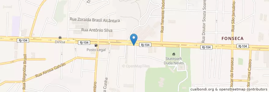 Mapa de ubicacion de Top Grill en Brazilië, Regio Zuidoost, Rio De Janeiro, Região Metropolitana Do Rio De Janeiro, Região Geográfica Imediata Do Rio De Janeiro, Região Geográfica Intermediária Do Rio De Janeiro, Niterói.