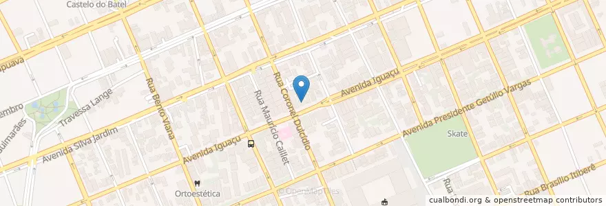 Mapa de ubicacion de Taisho en ブラジル, 南部地域, パラナ, Região Geográfica Intermediária De Curitiba, Região Metropolitana De Curitiba, Microrregião De Curitiba, クリチバ.