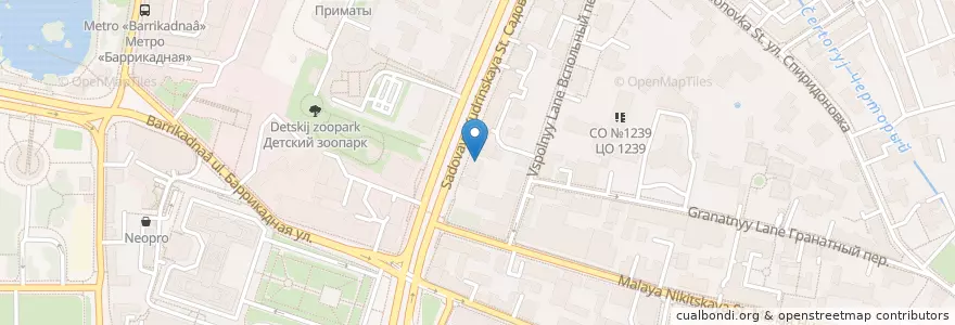 Mapa de ubicacion de Сытый лось en Russia, Central Federal District, Moscow, Central Administrative Okrug, Presnensky District.