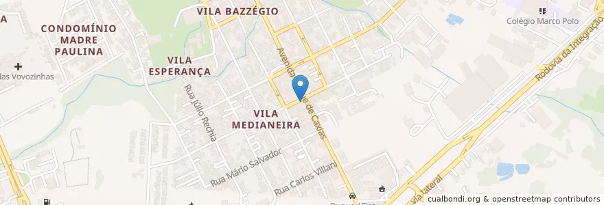 Mapa de ubicacion de Tchê Farmácias en ブラジル, 南部地域, リオグランデ・ド・スル, Região Geográfica Intermediária De Santa Maria, Região Geográfica Imediata De Santa Maria, Santa Maria.