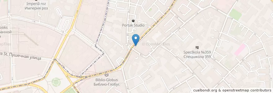 Mapa de ubicacion de Bowie en Россия, Центральный Федеральный Округ, Москва, Центральный Административный Округ, Басманный Район, Красносельский Район.