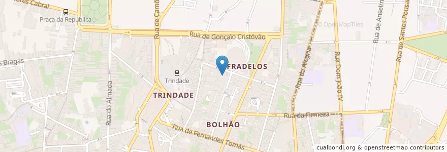 Mapa de ubicacion de 17° Bar en Portekiz, Norte, Área Metropolitana Do Porto, Porto, Porto, Cedofeita, Santo Ildefonso, Sé, Miragaia, São Nicolau E Vitória.